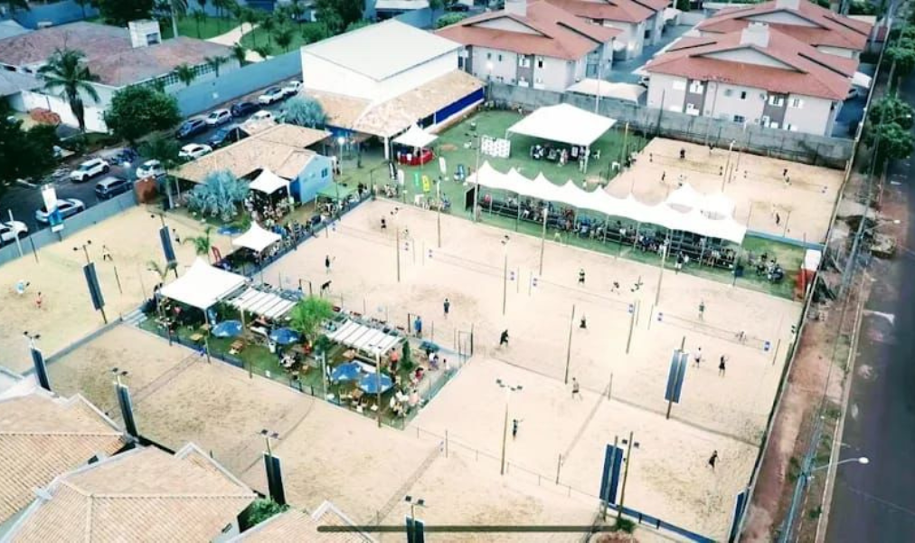 Vista aérea da Morena Esportes em Campo Grande
