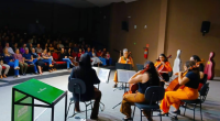 Sexteto feminino de violoncelos do projeto Elas ao Cello se apresentará em Brasilândia.