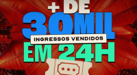 Anúncio dos 30 mil ingressos vendidos do Festival No Pelo
