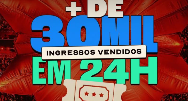 Anúncio dos 30 mil ingressos vendidos do Festival No Pelo