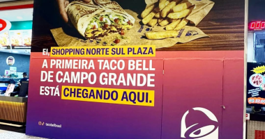 Local da nova unidade da Taco Bell no Shopping Norte Sul Plaza, em Campo Grande