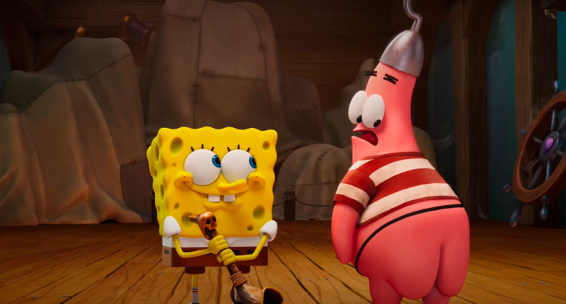 Cena do Filme Bob Sponja