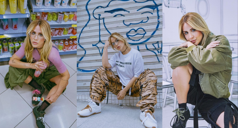 Retratos contemporâneo de Malu Pires em editorial urbano, transmitindo autenticidade, força criativa e a estética moderna que inspira sua nova fase na moda sul-mato-grossense.