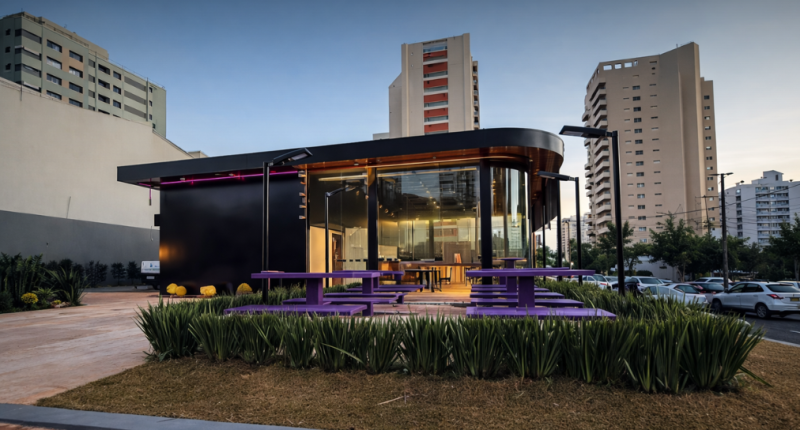 Nova unidade da Taco Bell em Campo Grande com sistema drive-thru.