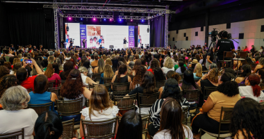Público participa de palestras e conexões no Delas Day, no Bosque Expo, em Campo Grande