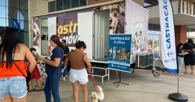 Castramóvel e ação educativa contra a dengue no Shopping Bosque dos Ipês