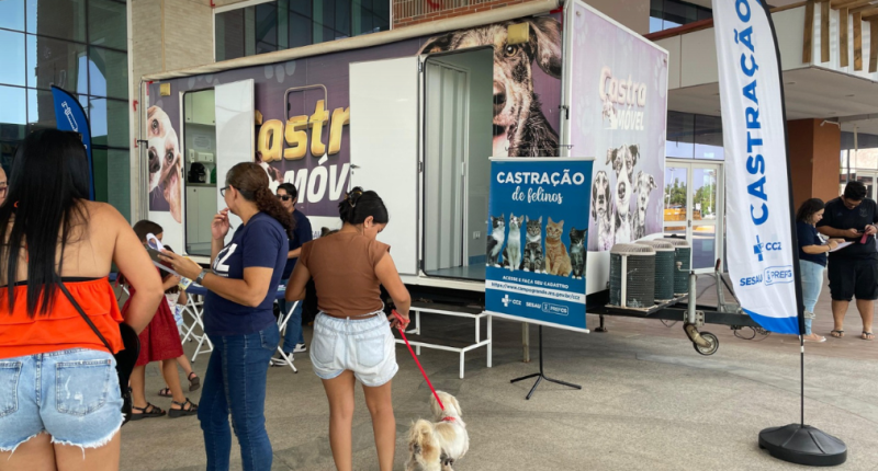 Castramóvel e ação educativa contra a dengue no Shopping Bosque dos Ipês