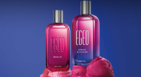 Frasco do perfume Egeo Dolce Illusion com conceito gourmand moderno