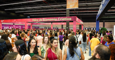 Bosque Expo internamente com a presença do publico na edição do ano passado