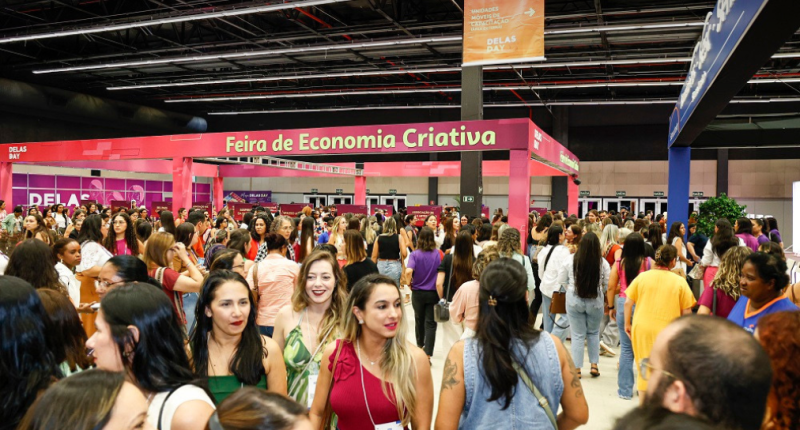 Bosque Expo internamente com a presença do publico na edição do ano passado