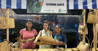 Barracas da agricultura familiar e palco cultural no Prospera MS em Campo Grande