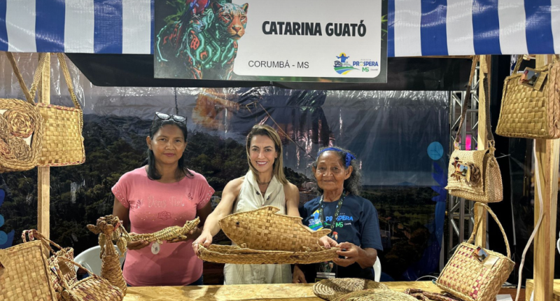 Barracas da agricultura familiar e palco cultural no Prospera MS em Campo Grande
