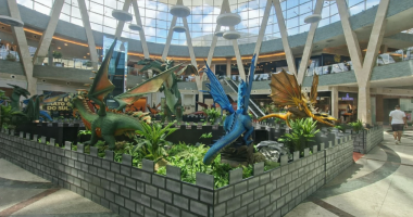 Expo Dragoes acontece na Praça Central