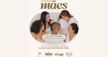 arte do evento Mães no Bosque