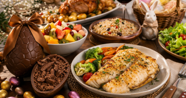 alimentação saudável na Páscoa
