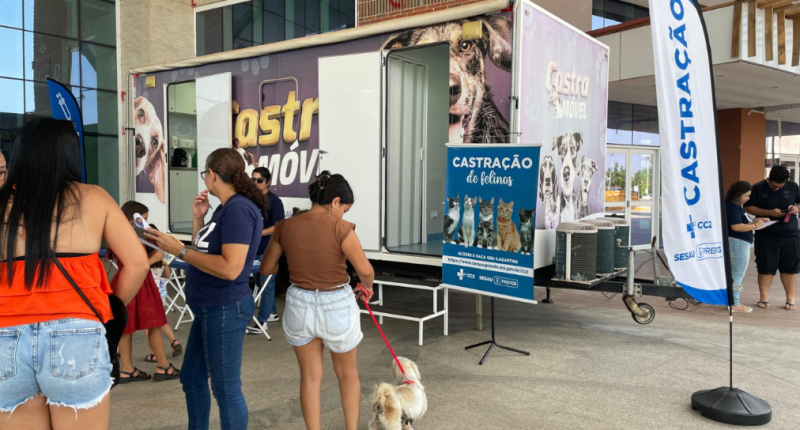 Castramóvel movimenta o sábado no Bosque com ações direcionadas aos pets