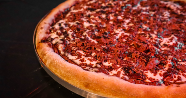 Pizza de chocolate para ilustrar a matéria