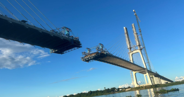 Ponte entre Porto Murtinho (MS) e Carmelo Peralta (PY) consolida ligação logística do comércio sul-mato-grossense aos mercados asiáticos por meio da Rota Bioceânica.