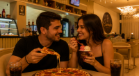 Casal celebra o Dia dos Namorados com pizza artesanal, gelato italiano e bebidas em experiência especial da Cacimba Sorvetes