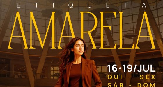 Cartaz da campanha Etiqueta Amarela de 2026 do Bosque dos Ipês