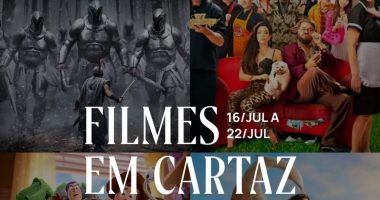Cartaz anunciando a programação da semana
