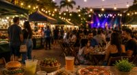 Bosque Degust reúne gastronomia, economia criativa e música ao vivo no estacionamento do Bosque dos Ipês, em Campo Grande.