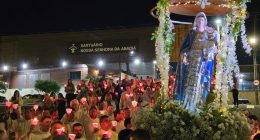 Festa de Nossa Senhora da Abadia reúne fiéis durante celebração religiosa na Cidade de Maria, em Campo Grande.