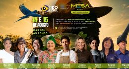 Mesa Ao Vivo Mato Grosso do Sul reúne chefs e profissionais da gastronomia no Centro de Convenções Rubens Gil de Camillo, em Campo Grande.