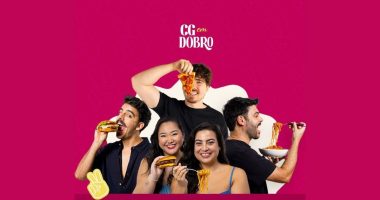 Arte de divulgação do Campo Grande em Dobro, aplicativo que oferece benefícios em mais de 100 restaurantes de Campo Grande.