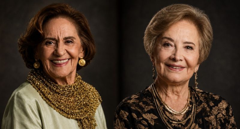 Laura Cardoso e Glória Menezes, atrizes que marcaram diferentes gerações da dramaturgia brasileira.
