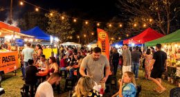 Feira do União reúne expositores de gastronomia, artesanato e produtos variados.