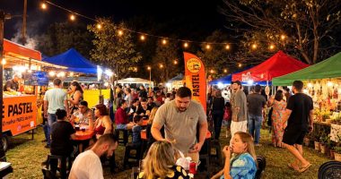 Feira do União reúne expositores de gastronomia, artesanato e produtos variados.