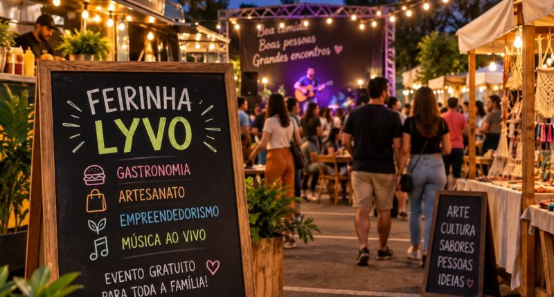 Feirinha Lyvo em Campo Grande acontece nesta quinta-feira com entrada gratuita.