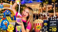 Fim de semana no Bosque dos Ipês tem Mel Slime, Galinha Pintadinha e Semana do Cinema.
