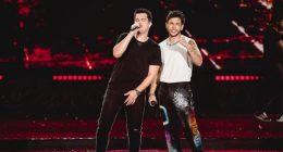Hugo e Guilherme participam de encontro com fãs em Campo Grande.