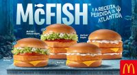 McFish Deluxe lançado pelo McDonald’s com alface e tomate.