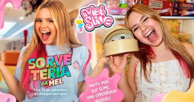Mel Slime em Campo Grande com a Sorveteria da Mel no Bosque dos Ipês.