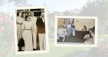 Exposição Sesi 80 anos na Casa da Indústria, em Campo Grande.