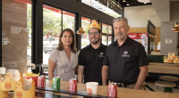Representantes do Grupo Conforti durante encontro com a imprensa para celebrar dez anos de atuação em Campo Grande.