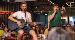 Lucas & Higor, dupla sertaneja que grava novo audiovisual em Nova Andradina, Mato Grosso do Sul.