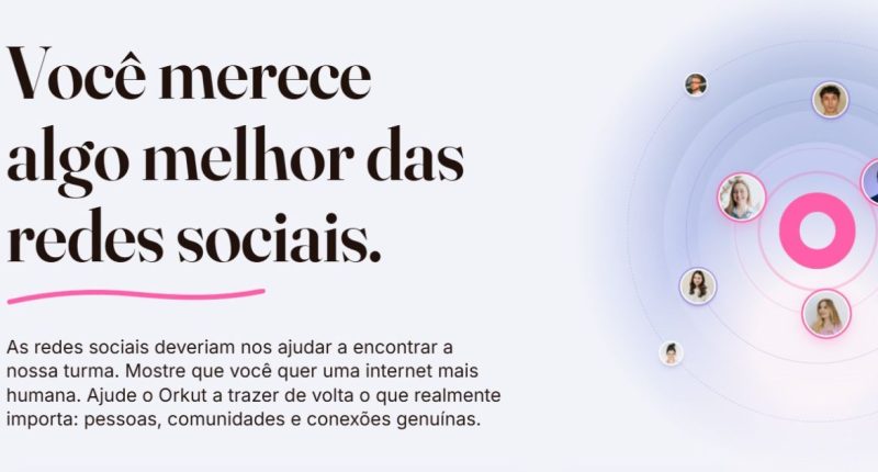 Site do Orkut apresenta campanha por uma nova rede social baseada em comunidades e conexões humanas.