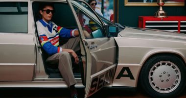 Peças da coleção Zara Ayrton Senna, com roupas e acessórios inspirados no estilo do tricampeão de Fórmula 1.