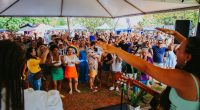 Feira Borogodó na Praça Coophafé em Campo Grande, com expositores e programação cultural gratuita