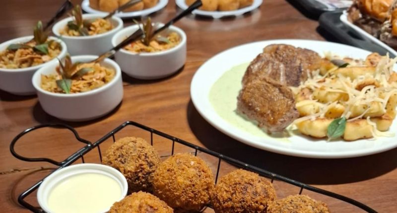 Pratos gastronômicos apresentados no Festival Bar em Bar, competição que reúne bares e restaurantes de Mato Grosso do Sul.